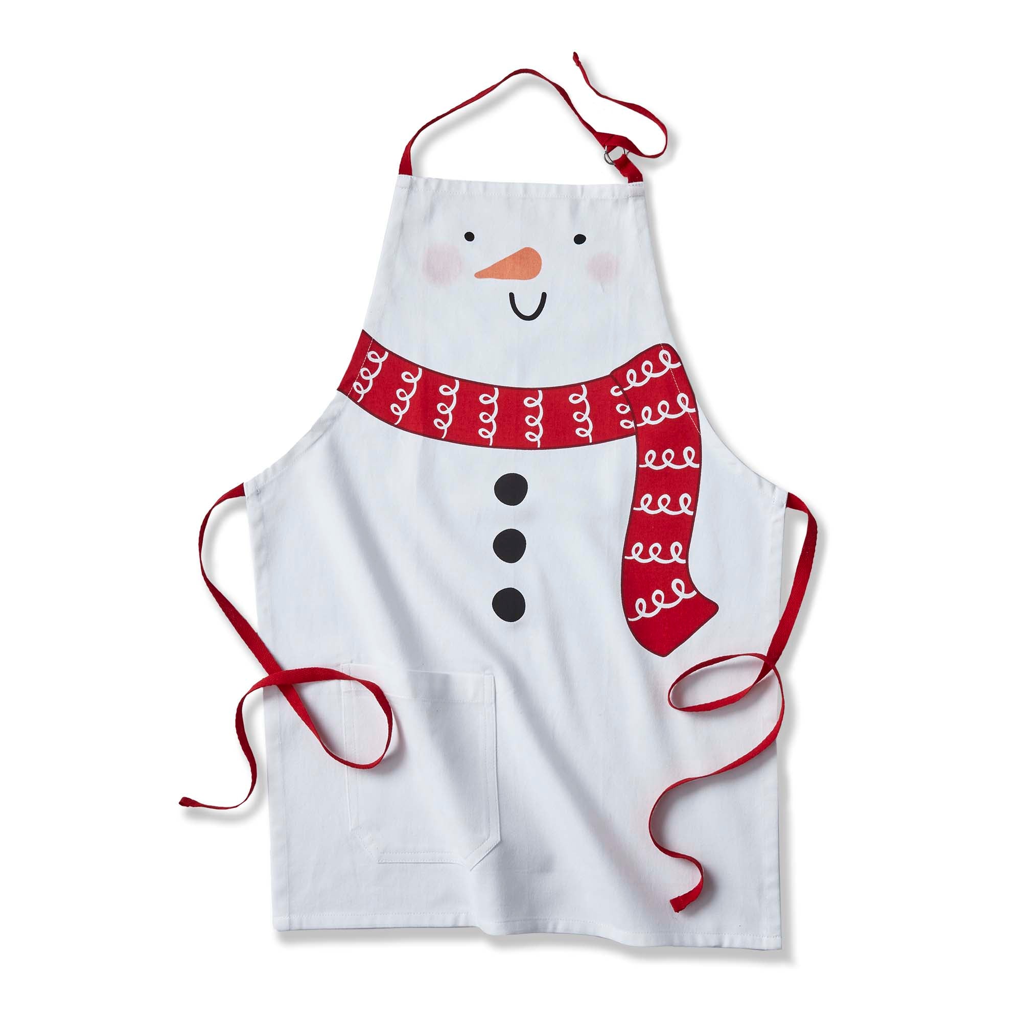 Snowman Chef Style Apron. Made with assorted Snowman Fabrics, Handmade on sale Apron, Free Shipping